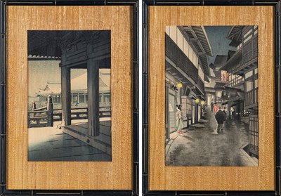 Lot 368 - Two Japanese Shin Hanga Woodblock Prints