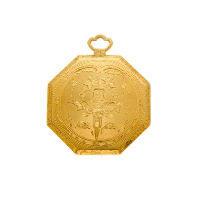 Lot 1203 - Gold Mirror