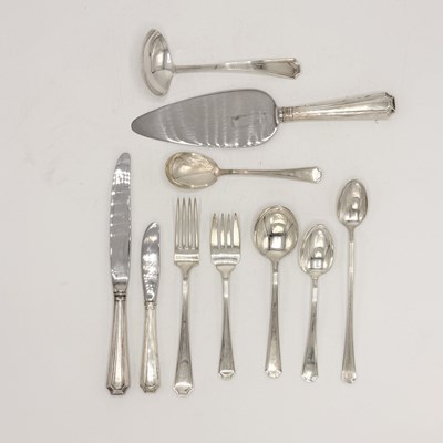 Lot 1159 - Gorham Sterling Silver "Fairfax" Pattern Partial Flatware Service