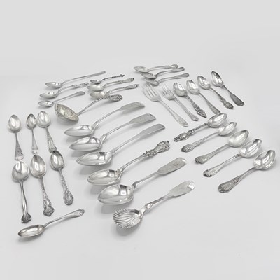 Lot 1156 - Group of Silver Flatware