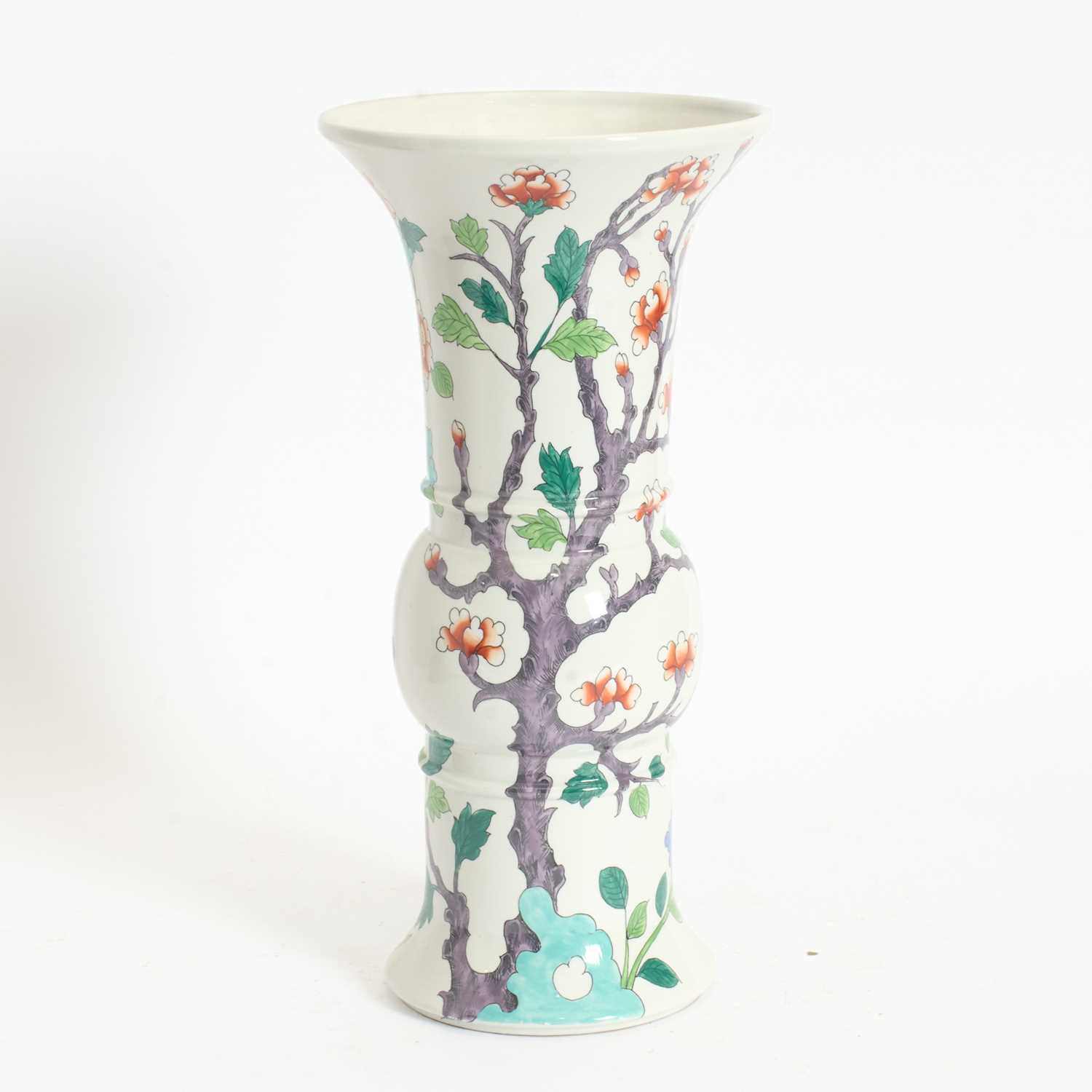 Lot 3 - Tiffany & Co. Porcelain Asian Style Vase