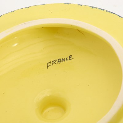 Lot 4 - Quimper Lidded Pot and Tray