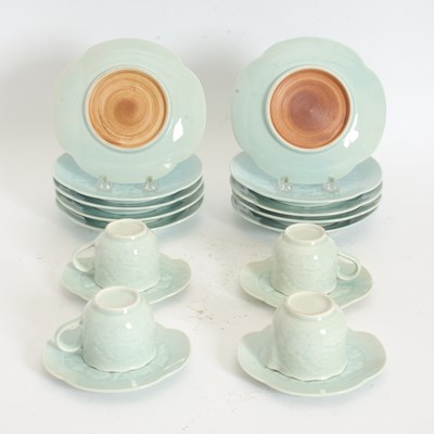 Lot 5 - Group of Celadon Tableware Items