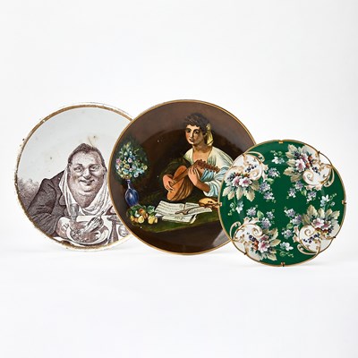 Lot 46 - Group of Three Russian Ceramic Plates