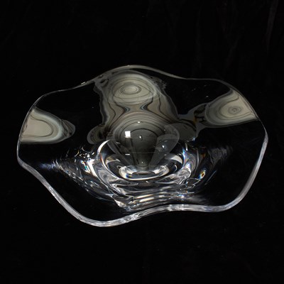 Lot 7 - Orrefors Glass Candy Bowl