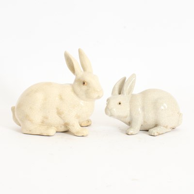 Lot 8 - Two Ceramic Rabbits