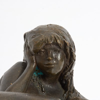 Lot 12 - Bronze Figure of Reclining Nude