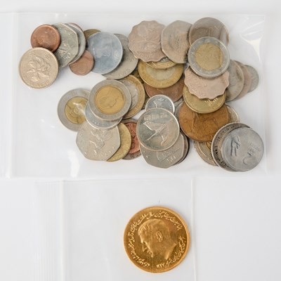 Lot 2004 - Group of Gold and Metal Foreign Coins