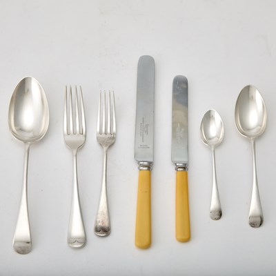 Lot 63 - Edwardian Silver Plated Flatware Service