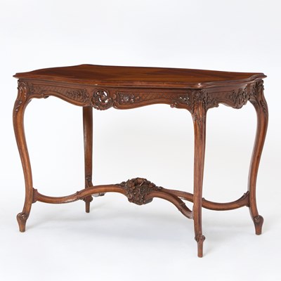 Lot 190 - Louis XV Style Walnut Center Table