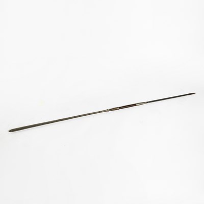 Lot 185 - Continental Iron and Wood Spear