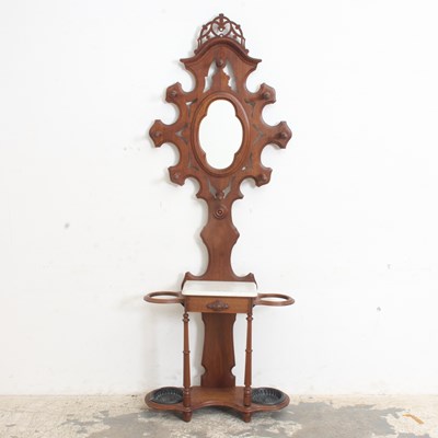 Lot 37 - Victorian Style Mahogany Hall Tree