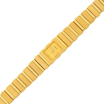 Lot 118 - Piaget Gold 'Polo' Wristwatch, Ref. 15201.C 701