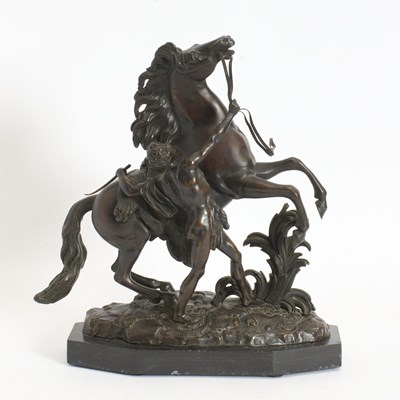 Lot 80 - Patinated Bronze Cheval de Marly