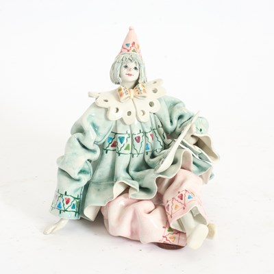 Lot 91 - Italian Ceramic Figure of Clown