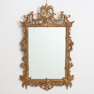 Lot 62 - Rococo Style Giltwood Mirror