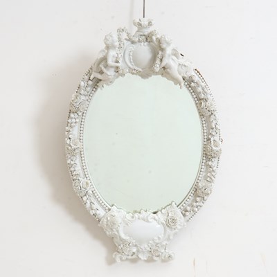 Lot 60 - Continental Porcelain Mirror