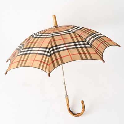 Lot 221 - Burberry Polyester Plaid Umbrella