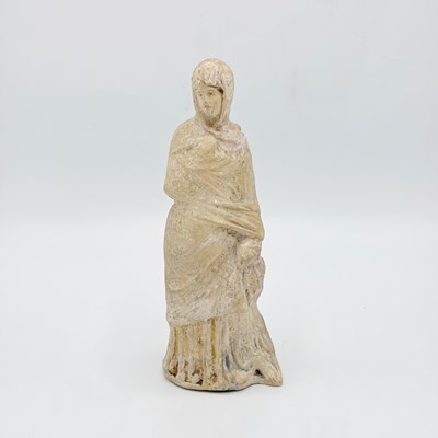 Lot 1040 - Greek Terracotta Tanagra Figure