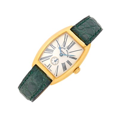 Lot 102 - Franck Muller Gold 'Centrée Curvex' Wristwatch, Ref. 1750 S6 PM