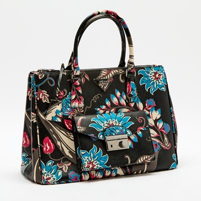 Lot 126 - Prada Floral Galleria Bag