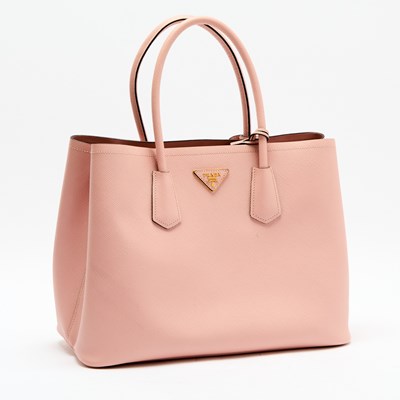 Lot 127 - Prada Double Saffiano Pink Leather Bag
