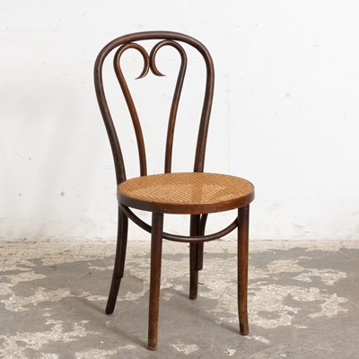 Lot 361 - Thonet-Style Bentwood Canned Side Chair