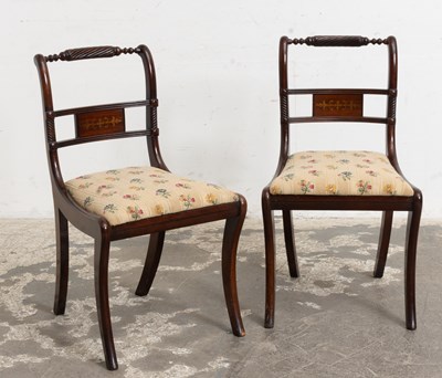 Lot 6 - Pair of Federal Style Mahogany Side Chairs