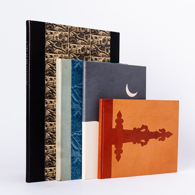 Lot Four deluxe editions produced or printed at the Whittington Press