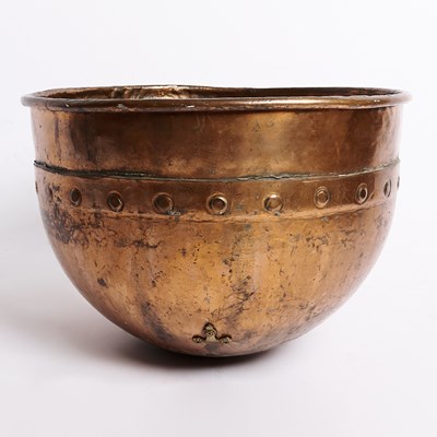 Lot 213 - Copper Log Holder