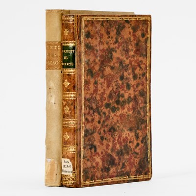 Lot 113 - Two volumes of Boccacio in the Giunti editions