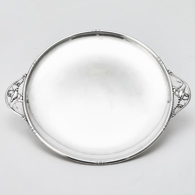 Lot 60 - American Sterling Silver Two Handled Tray