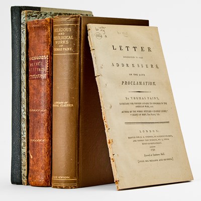 Lot 3 - Four volumes of Thomas Paine's works