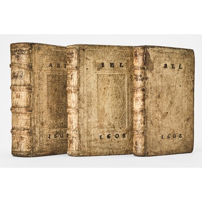 Lot 126 - Three volumes of Cicero in dated bookbindings