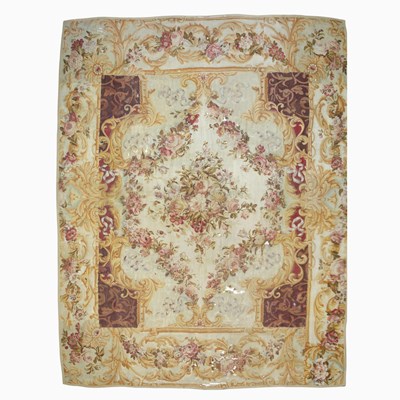 Lot 217 - Louis Philippe Aubusson Fragmentary Carpet