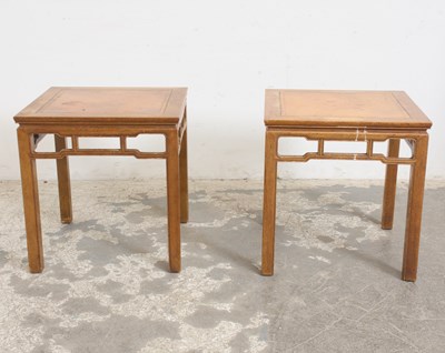 Lot 105 - Pair of Baker Asian Style End Tables