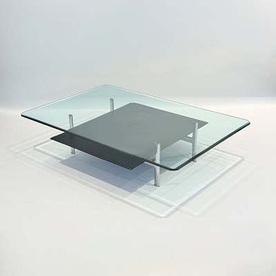 Lot 1127 - Antonio Citterio and Paolo Nava for B & B Italia "Diesis" Two-Tier Low Table