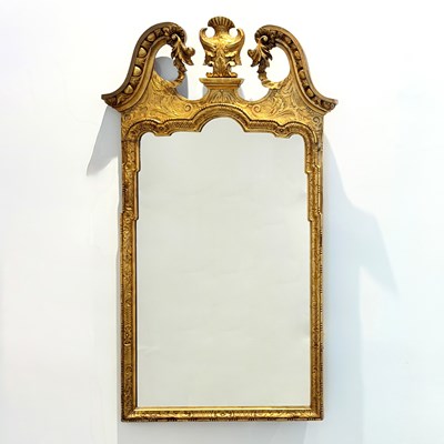 Lot 1064 - Chippendale Style Giltwood Pier Mirror