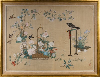 Lot 357 - A Large Japanese School Painting