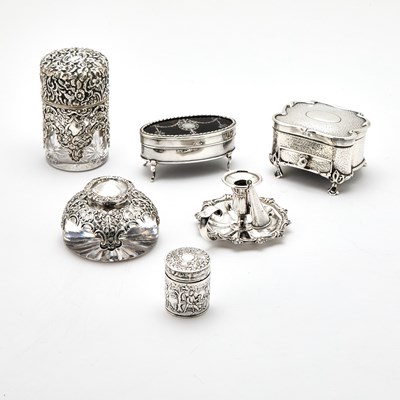 Lot 57 - Group of Silver Table Articles