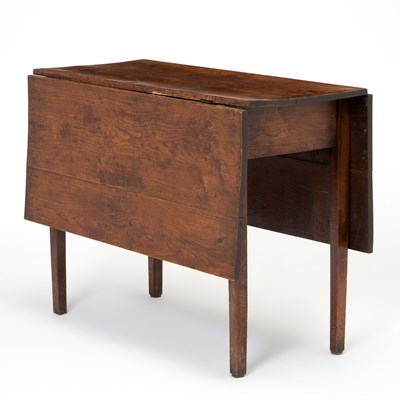Lot 206 - English Elmwood Drop-Leaf Table