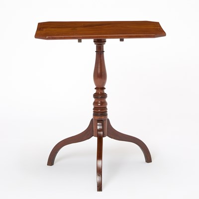 Lot 215 - George III Mahogany Tilt-Top Candlestand