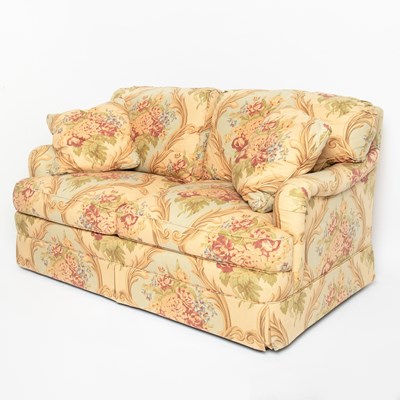 Lot 207 - Modern Floral Upholstered Settee