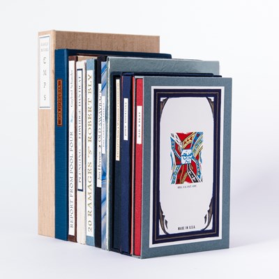 Lot 233 - Ten books printed by Gaylord Schanilec at Midnight Paper Sales