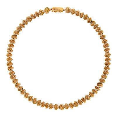 Lot 156 - Gold Spiral Necklace, France