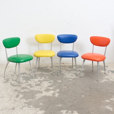 Lot 159 - Set of Four Modernica Side Chairs