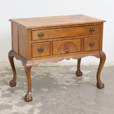 Lot 161 - Queen Anne Style Low Boy