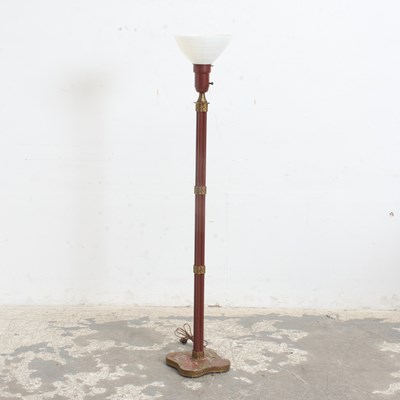 Lot 162 - Painted Metal Floor Lamp
