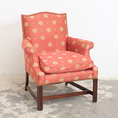 Lot 163 - Upholstered Library Chair