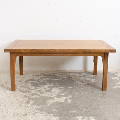 Lot 167 - Stickley Oak Extending Dining Table